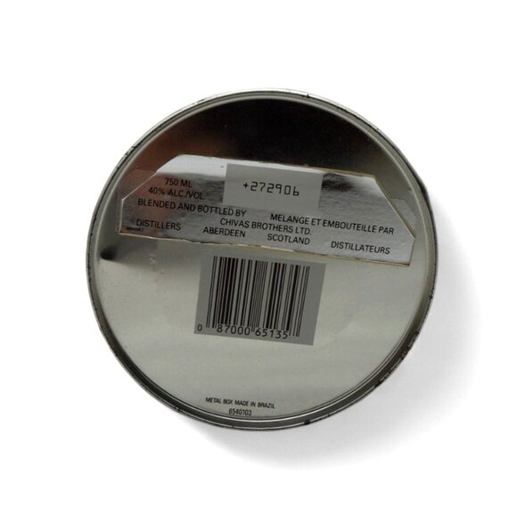 CHIVAS REGAL 12 Year Metal Box Distillers Tin 750ML with Lid Vintage - Picture 10 of 11